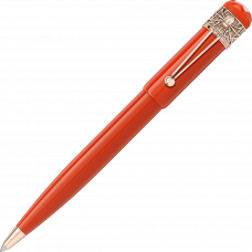 Stylo bille Montblanc Heritage Collection Rouge et Noir Spider Metamorphosis Special Edition Corail